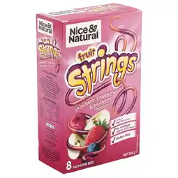 Woolworths Nice & Natural Fruit Snacks 120-136g Pk 6-8 offer