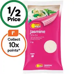 Woolworths SunRice Jasmine Rice 5 kg offer