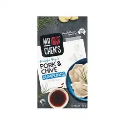 Woolworths Mr Chen’s Yum Cha Varieties 240-300g – From the Freezer offer