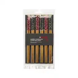 Woolworths Bamboo Print Chopsticks Pk 6 offer