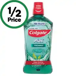 Woolworths Colgate Plax Mouthwash 1 Litre offer