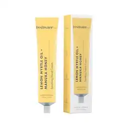 Woolworths Freshwater Farm Australia Lemon Myrtle Oil & Manuka Honey Soothing Hand Cream 100ml offer