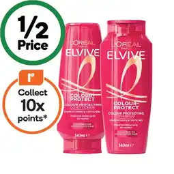 Woolworths L’Oreal Elvive Shampoo or Conditioner 340ml offer