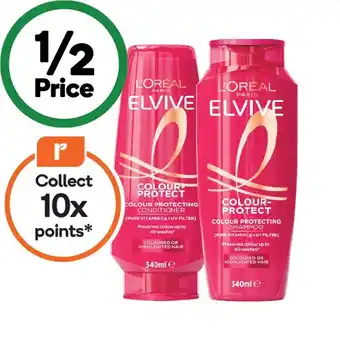 Woolworths L’Oreal Elvive Shampoo or Conditioner 340ml offer