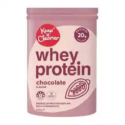 Woolworths Keep It Cleaner Whey Protein Powder 330-340g offer