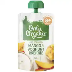 Woolworths Only Organic Baby Food Pouch 120g offer