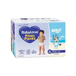 Woolworths BabyLove Nappy Pants Pk 42-56 offer