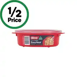 Woolworths Decor Microsafe Round 750ml Container offer