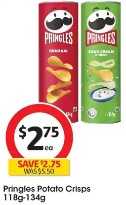 Coles Pringles Potato Crisps offer