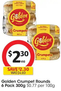 Coles Golden Crumpet Rounds offer
