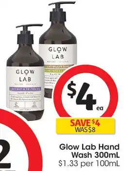 Coles Glow Lab Hand Wash offer