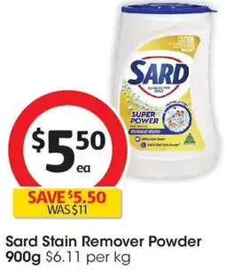 Coles Sard Stain Remover Powder offer
