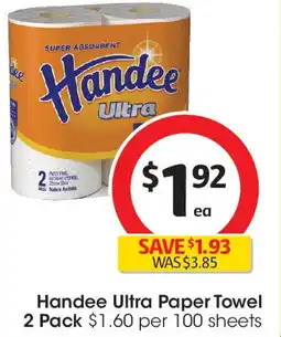 Coles Handee Ultra Paper Towel offer