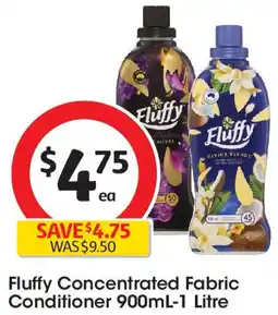 Coles Fluffy Concentrated Fabric Conditioner offer
