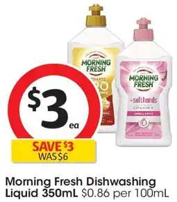 Coles Morning Fresh Dishwashing Liquid offer