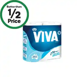 Woolworths VIVA Paper Towel Pk 2 offer