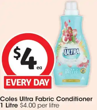 Coles Coles Ultra Fabric Conditioner offer