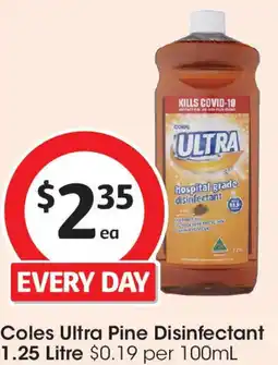 Coles Coles Ultra Pine Disinfectant offer