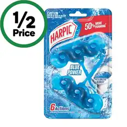 Woolworths Harpic Power Toilet Rim Block Pk 2 offer