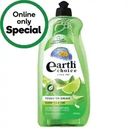 Woolworths Earth Choice Dishwashing Liquid 900ml offer