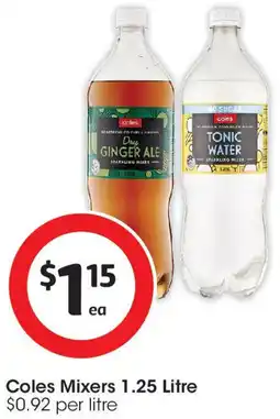 Coles Coles Mixers offer