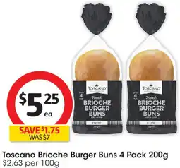 Coles Toscano Brioche Burger Buns offer