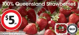 Coles Queensland Premium Strawberries offer