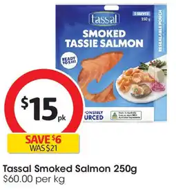 Coles Tassal Smoked Salmon offer