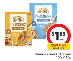 Coles Sunbites Snack Crackers offer