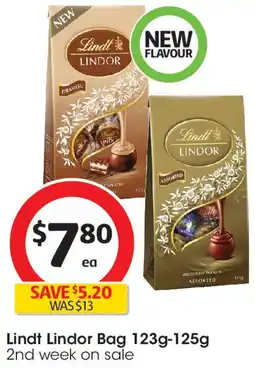 Coles Lindt Lindor Bag offer