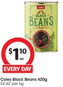 Coles Coles Black Beans offer