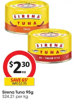 Coles Sirena Tuna offer