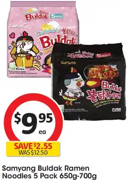 Coles Samyang Buldak Ramen Noodles offer