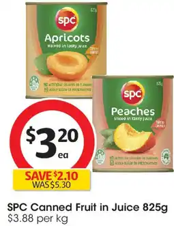 Coles SPC Canned Fruit in Juice offer