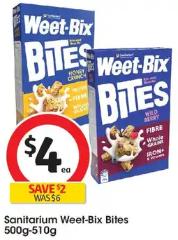 Coles Sanitarium Weet-Bix Bites offer
