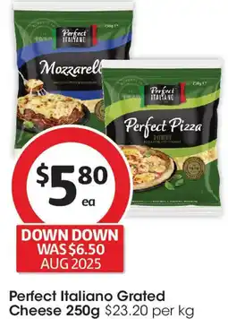 Coles Perfect Italiano Grated Cheese offer