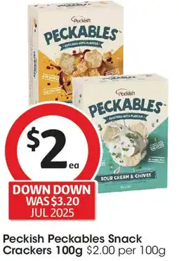 Coles Peckish Peckables Snack Crackers offer