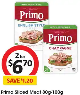 Coles Primo Sliced Meat offer