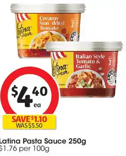 Coles Latina Pasta Sauce offer