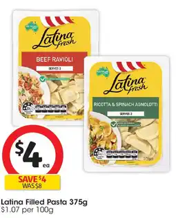 Coles Latina Filled Pasta offer