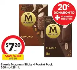 Coles Streets Magnum Sticks offer