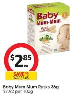 Coles Baby Mum Mum Rusks offer