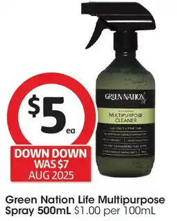 Coles Green Nation Life Multipurpose Spray offer