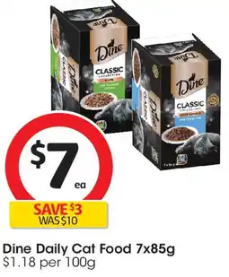 Coles Dine Daily Cat Food offer