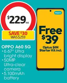 Coles OPPO A60 5G offer