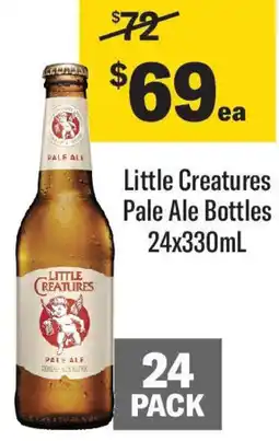 Coles Little Creatures Pale Ale Bottles offer