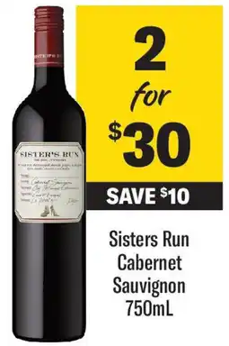 Coles Sisters Run Cabernet Sauvignon offer