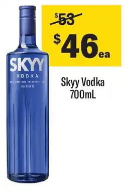 Coles Skyy Vodka offer