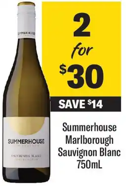 Coles Summerhouse Marlborough Sauvignon Blanc offer