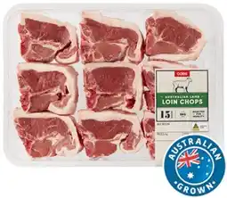 Coles Coles Australian Lamb Loin Chops offer